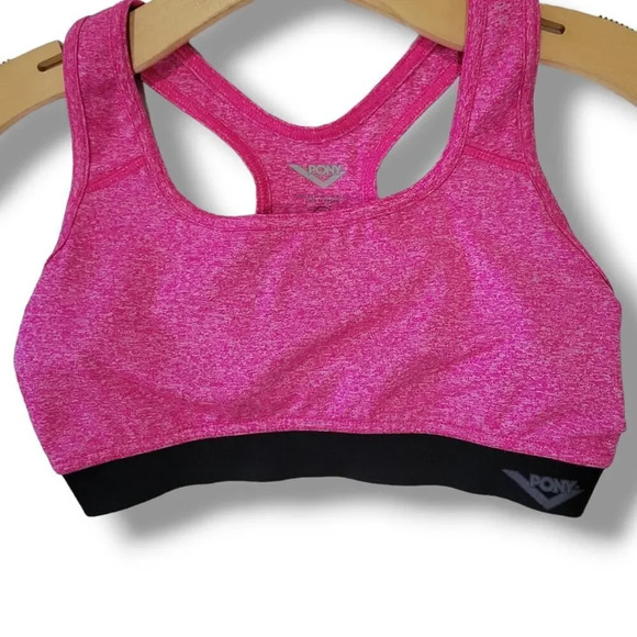 Pony Women's pink sports active bra top - medium - Picture 1 of 6